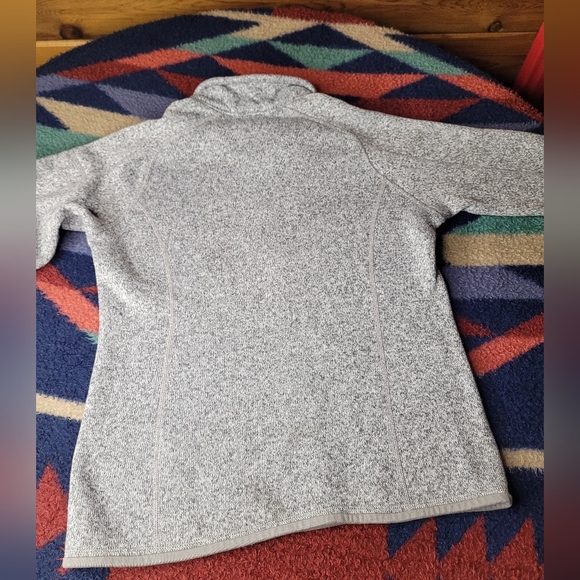 Patagonia Better Sweater Womens Small Heather Gray 1/4 Zip Fleece *Read* - Picture 4 of 9